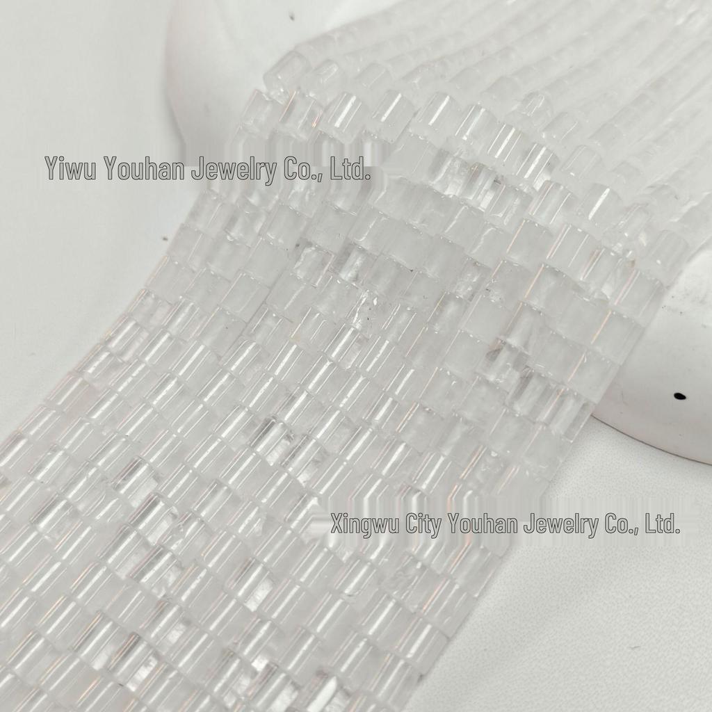 4x4mm Natural Stone Cylinder Beads for Handmade DIY Jewelry, Bracelets & Necklaces