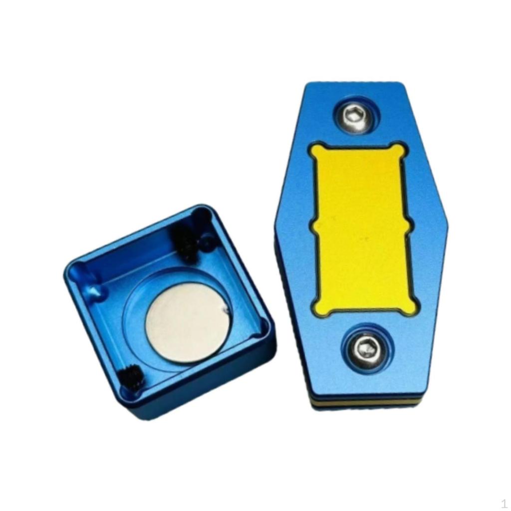 Billiard Chalk Holder - Professional Accessories Storage Box with Easy Carry Clip,