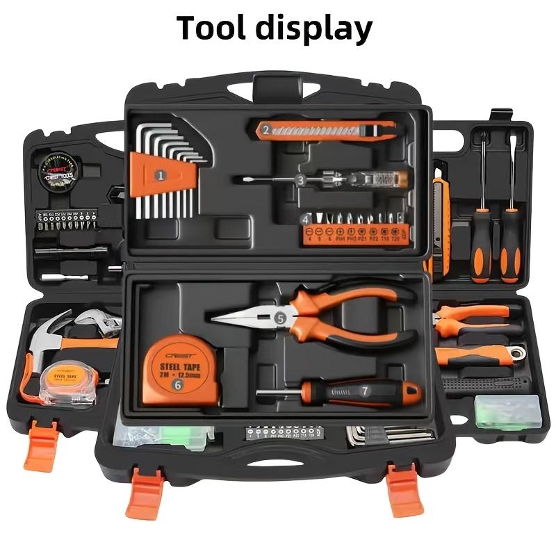 Multi-tool Kit, Home and Car repair hand kit - durable steel hand tools, a combination of essential hardware accessories, no assembly required