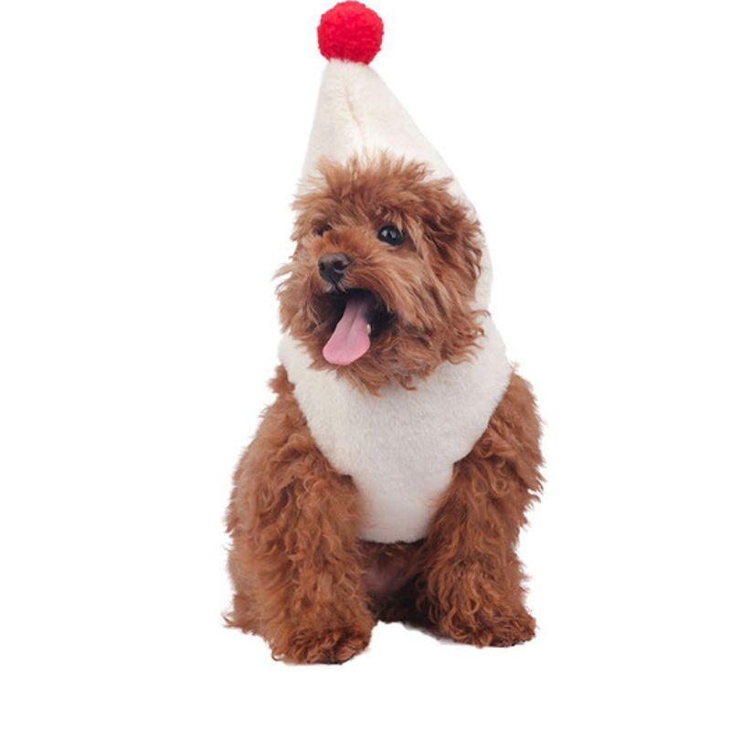 MONCHOUCHOU Bobble Fur Crop Vest Cream