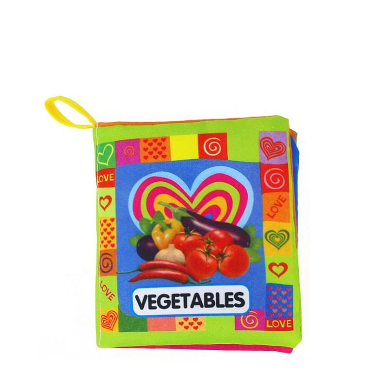 Children's Early Education Cognition Intelligence English Learning Cloth Book