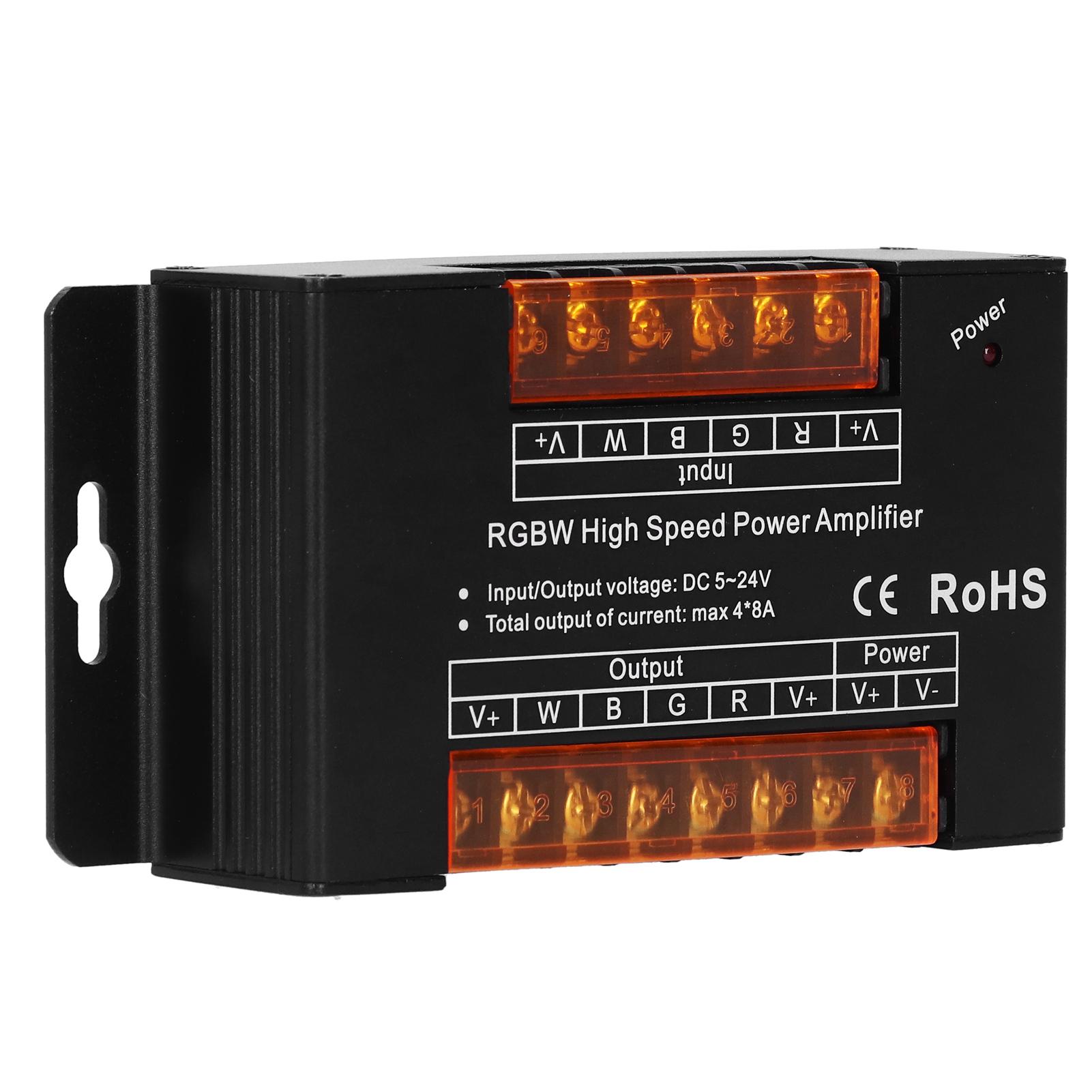 

LED Signal Amplifier Module for Home RGB Light Strip Controller 0.1percent 100percent DC5V24V