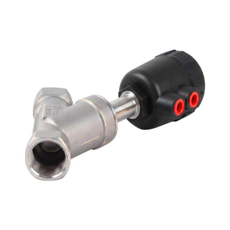 DN8 11 11 11 11 11 11 11 High Temperature And Corrosion Resistant Steam Pneumatic Valve Y Type Internal Thread Angle Seat Valve