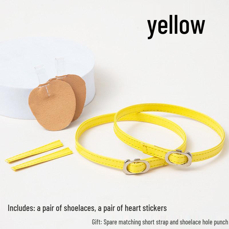 Non-Slip High Heel Strap with Suede Matte Finish - Secure Tie-Up Buckle Design