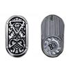 Owl Edc Mechanical Slider Fidget Magnetic Push Card Metal Pushing Plate Haptic Coin Sensory Stress Reducing Toys Anti Anxiety