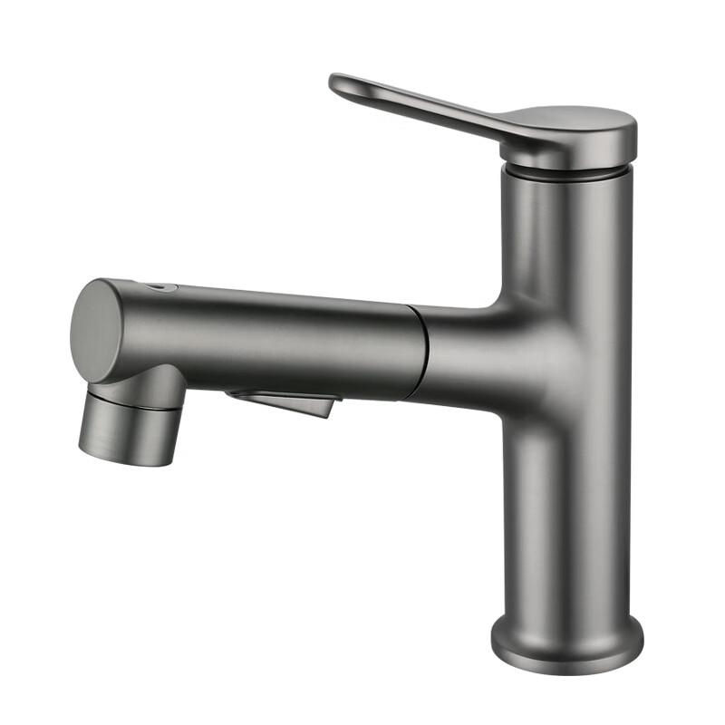 

TLXT Gunmetal Gray Pull-Out Basin Faucet