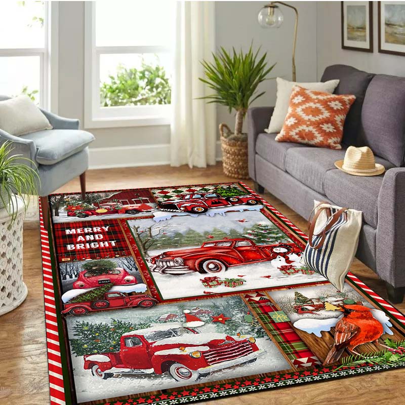 Weihnachts-Teppich im Freien, Dekorationen für Zuhause, Fußmatte, rutschfester Badezimmerteppich, absorbieren Wasser, Küchenmatte/Teppich