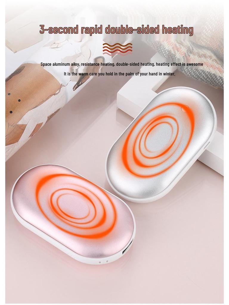 Rechargeable Pebble Hand Warmer and Charger