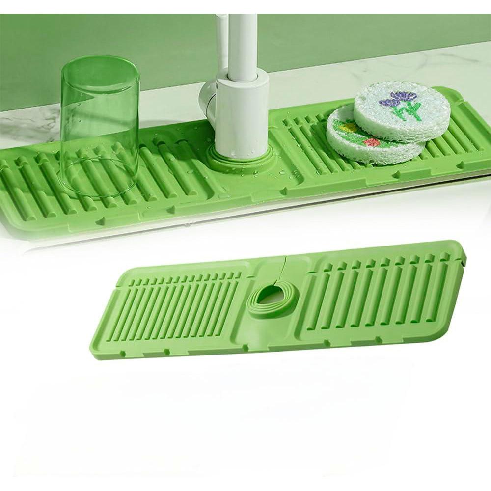 Kitchen Faucet Splash Pad Silicone Sink Faucet Splash Guard Mat Sponge Drain Pad Countertop Protector for Bath Kitchen Tools New