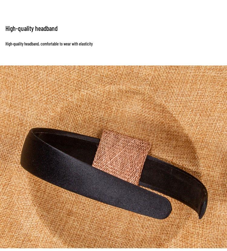 2026 Spring/Summer Wide Brim Retro Bowknot Hat for Women: French Socialite Style