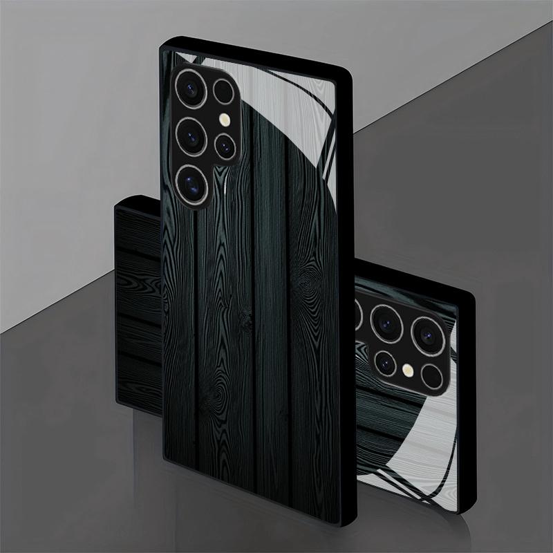 Elegante lusso Custodia per Telefono di Alta Gamma Custodia per Telefono in Vetro TPU per Samsung Galaxy S26 S25 S24 S23 S22 S21 FE Ultra Plus Resistente alle Cadute