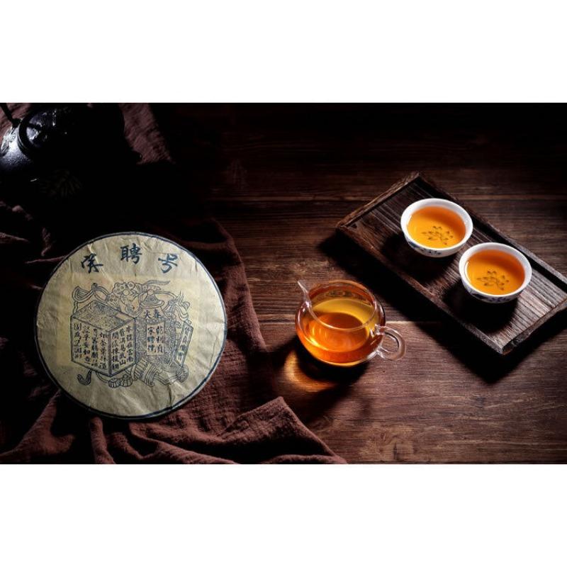 Song Pin Hao Pu'er Tea Raw Tea Natural Old Tea Brown Mount Puer Tea 357g/12.59oz