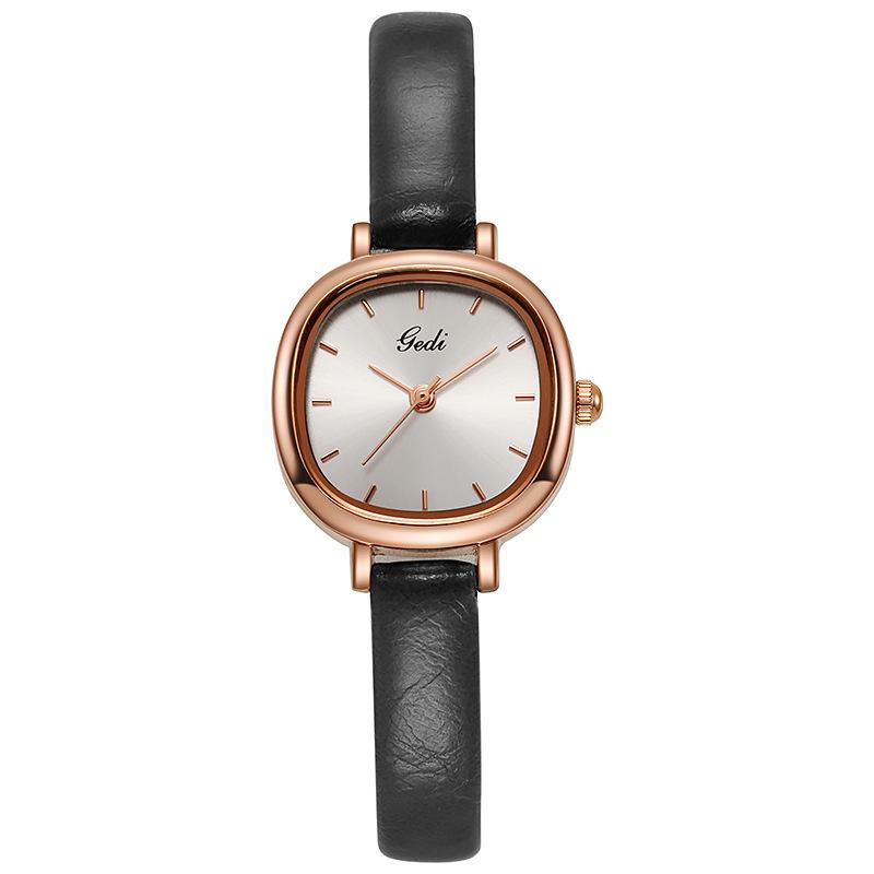 Simple Small Plate Women'S Watch Niche Belt Student Test Watch Quartz Waterproof Women'S Watch