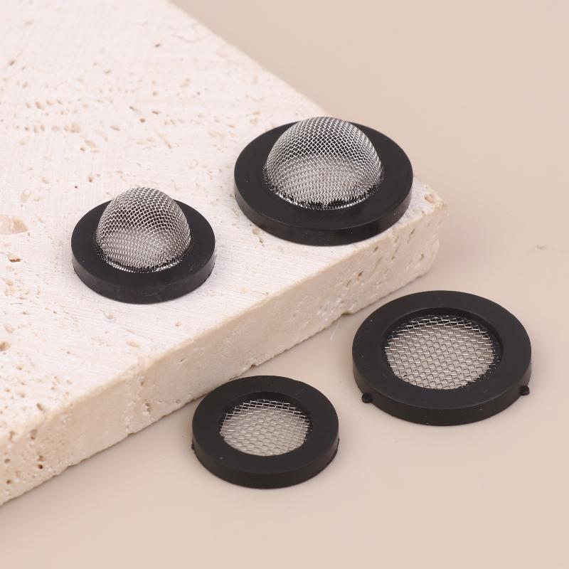 10Pcs O-Ring Seal Hose Gasket Rubber Faucets Filter Pads Shower Hose Filter High Temperature Resistant Faucet Strainer Tools