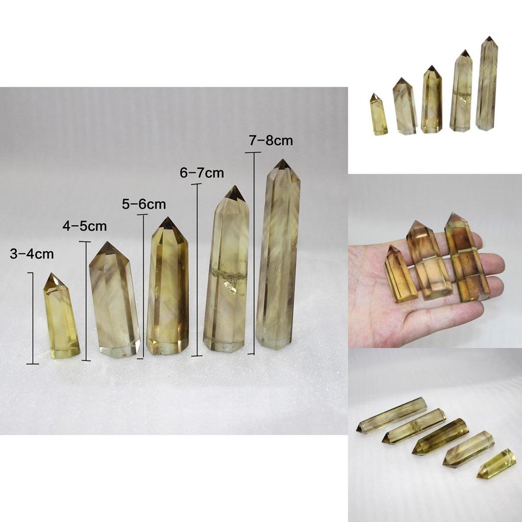 Unique Natural Smokey Citrine Quartz Obelisk Crystal Wand Promoting Spiritual Growth And Wellness