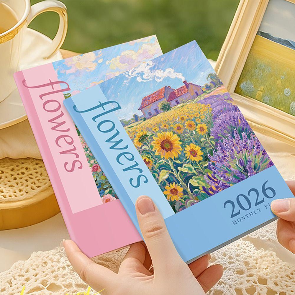 A4 A5 Planner Notebook 24 Sheets Agenda Planner Portable 2026 Schedules Notebook  Students