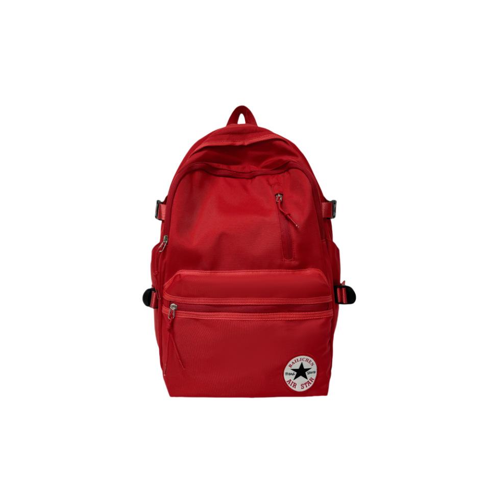 Schoolbag Large Capacity Casual School Bag Fashion Men's and Women's Backpack Daily Travel Class High School Student College Student Backpack