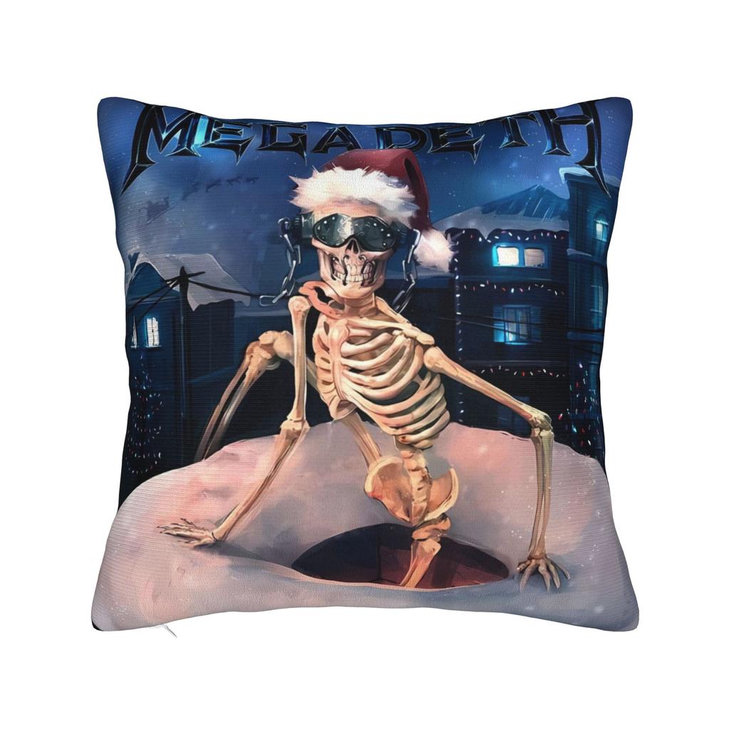 Pillow Cover Megadeths Band MegaRock City Violin Playing Morden Pillow Case For Couch Sofa Bedroom Pillowcases