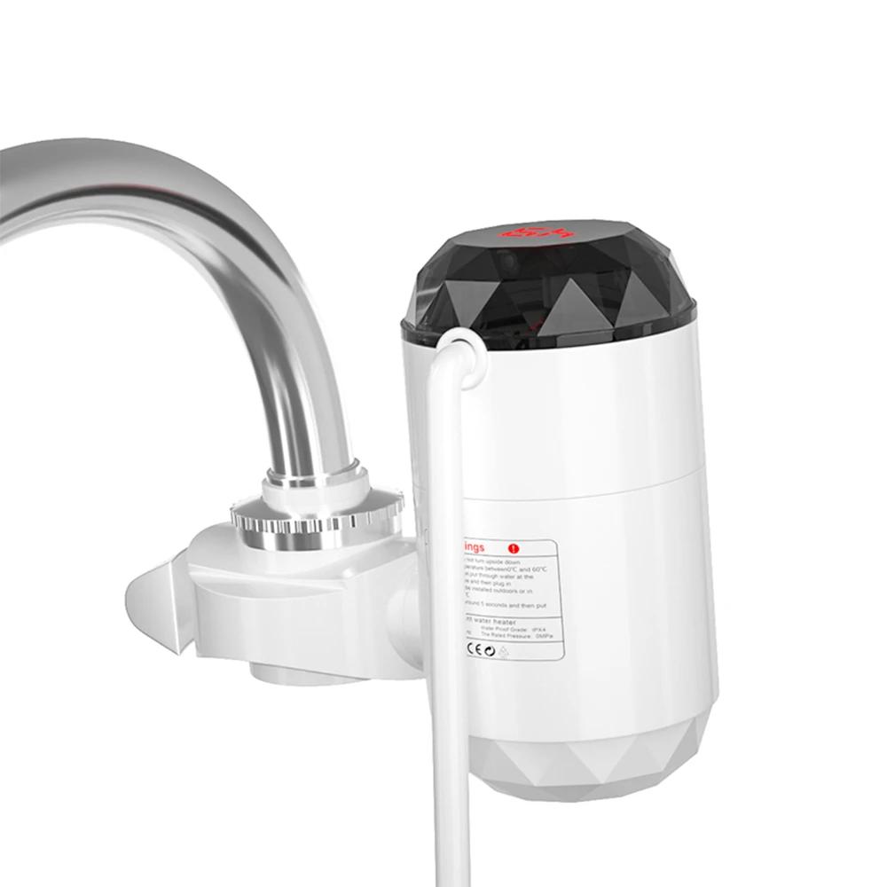 Kitchen Instant  Eectric Water Heater Tap Hot Water Faucet Heater Cold Heating Faucet Tankless Instantaneous Water Heater Home
