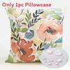 Polyester Waterproof Pillow Cover With Floral Pattern For Living Room Decor