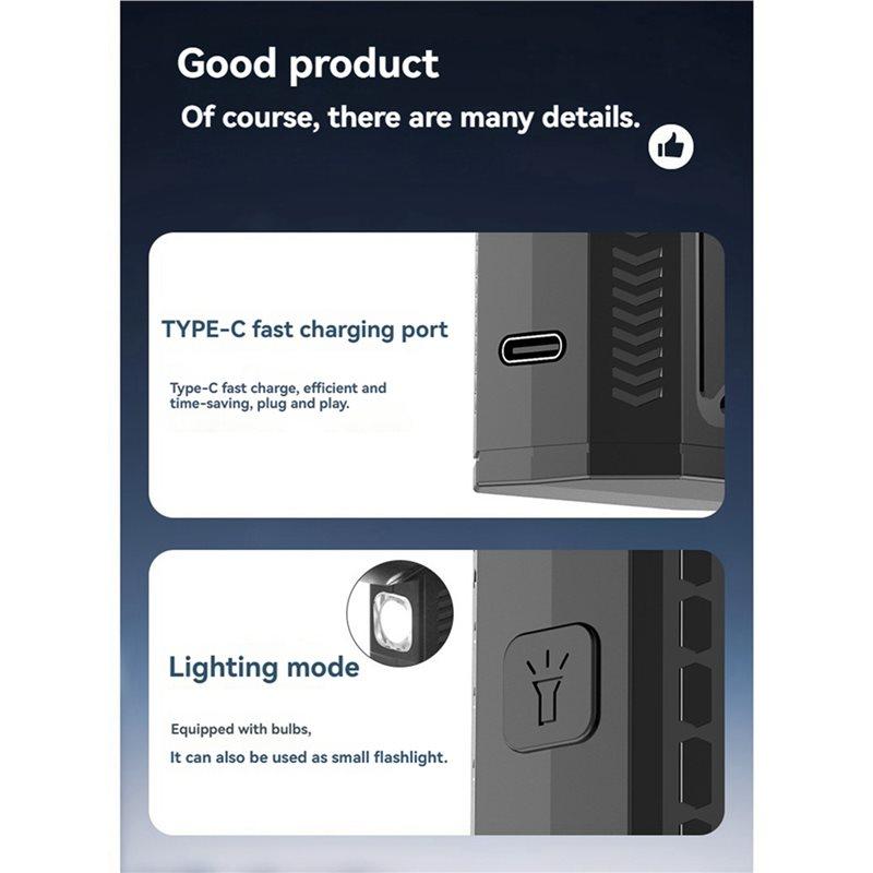 2X Powerful Turbo Fan High-Speed Wind Turbine Blower 130000 RPM 3 Adjustable Speed Air Duster For Car Computer Keyboard