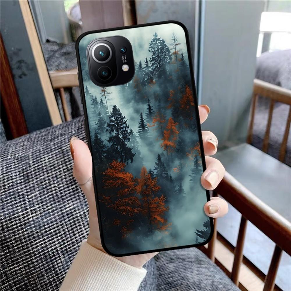 Waldlandschaft Handyhülle Für Xiaomi Mi 5X 8 9 10 11 12 Lite Pro 10T PocoX3pro PocoM3 Note 10 Pro Lite