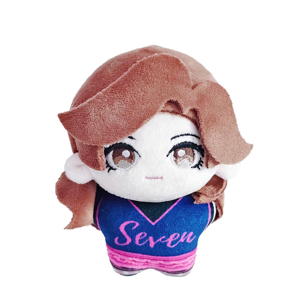 10cm Anime Nana Plush Doll Keychain Soft Stuffed Toy Pendant Bag Charm Collectible Gift for Boys and Girls