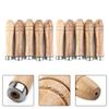 10*-Holzfeilengriff Ersatz Starker Metallkragen-Für Feile Handwerkzeug 9cm