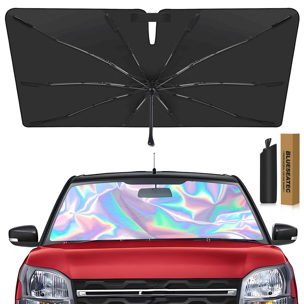 New BLUESEATE C Windshield Sunshade for Suzuki Every 10x Strong Heat UV Privacy Scratch Stays in Light Storage Bag Direct from the [2025 Arrival,