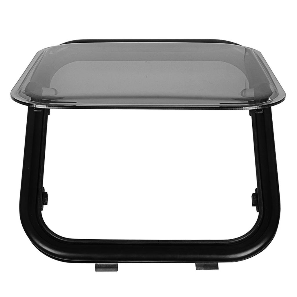 RV Window With Blackout Curtain 75° Opening Angle H500mm W500mm Cutout Push Out Window for RV Camper