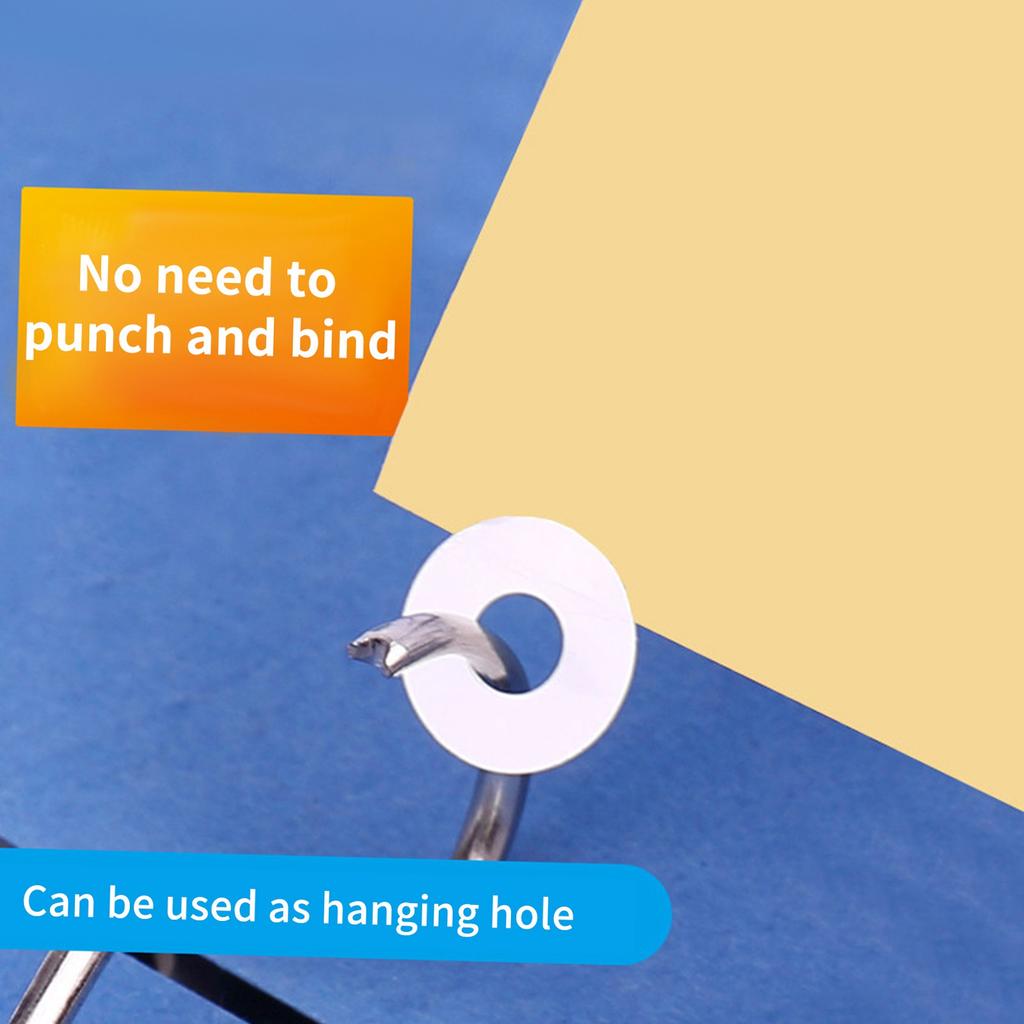 Loose Leaf Paper Hole Reinforcement Labels Round Stickers Self Adhesive Hole Punch Protector for Office School Home