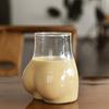 Funny Butt Coffee Mug Creative Butt Shaped Mug Thick Clear Borosilicate Glass Body Ass Cup Milk Water Mug For Adults Gift