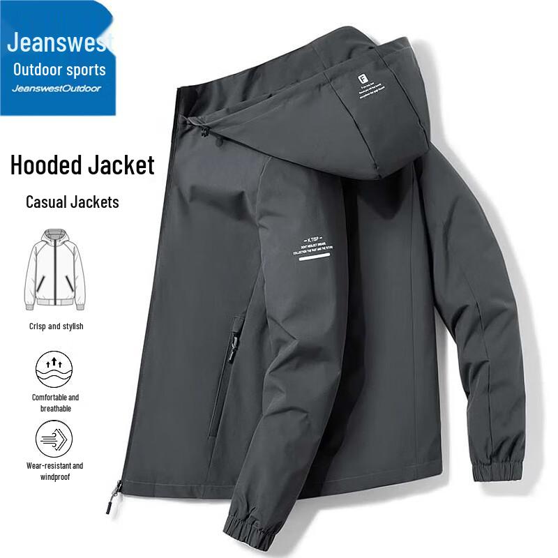 

Jeanswest Men s Hooded Outdoor Workwear Jacket 5XL