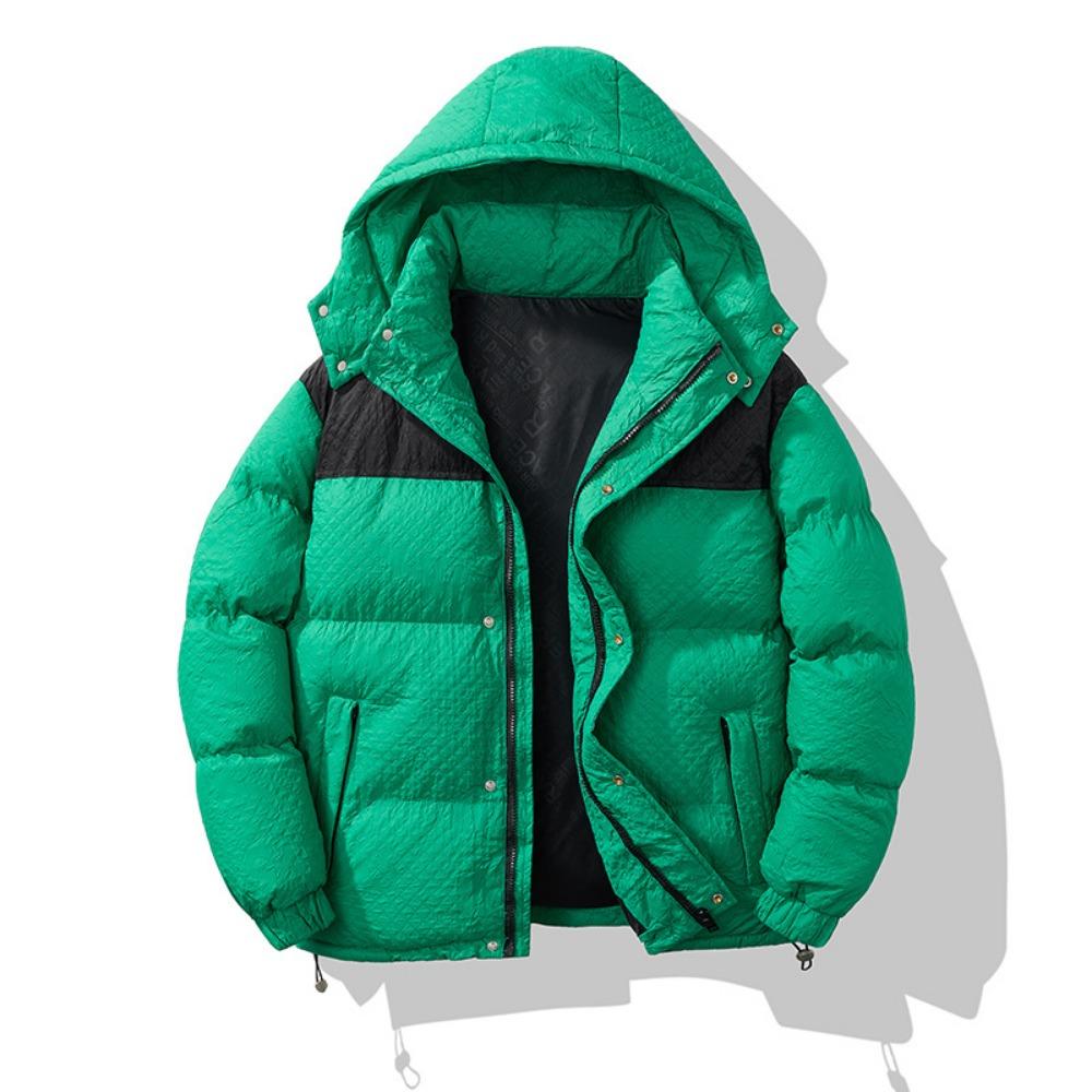 

Мужская куртка с хлопковой подкладкой простая, универсальная, ветрозащитная, теплая и утолщенная, с капюшоном для поездок на работу. 3XL