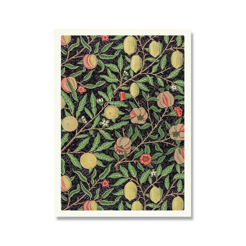 Heimdekoration, Leinwand, japanischer Schauspieler, Drucke, abstrakte Poster, Tulpe von William Morris, Gemälde, Wand, grüner Pfau, Bilder, Heimdekoration