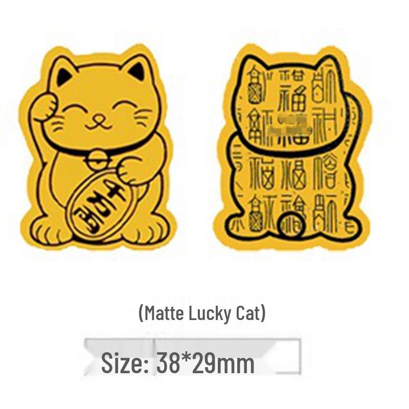 Shuibei Gold 999 Wealth & Treasure Phone Sticker – Creative Gold Foil Gift for Drivers