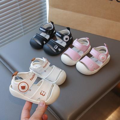 Babysandalen Damen Sommer Kleinkindschuhe 0 1-2 Jahre altes Baby rutschfeste weichsohlige Säugling Netzschuhe Herrenschuhe