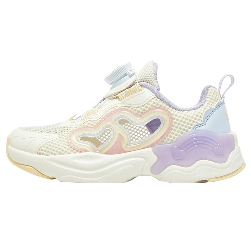 XTEP Girls  Heart Accent Rotary Buckle Casual Shoes 33