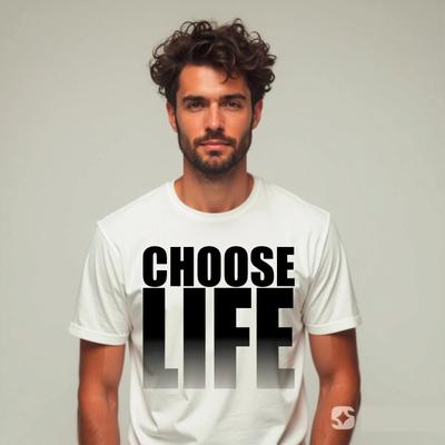 T-Shirt Scegli la Vita, Ispirata ai Wham Anni '80 Retro Costume Fancy Dress Top