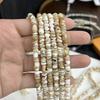 Natural Shell Beads 4-5mm Irregular Chip Loose Spacer Beads for Jewelry Making DIY Necklace, Bracelet Accessories, Spring Back To School Crafts 38cm