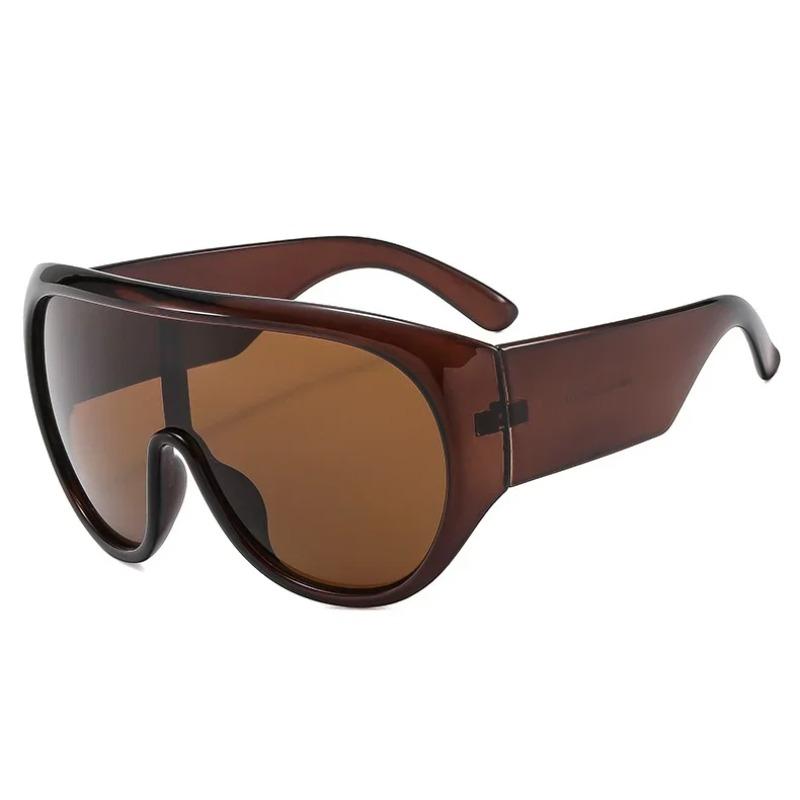 New Oversized Frame Sports Sunglasses Trendy Men's And Women's Personalized Sunglasses Outdoor Cycling Sun Protection Glasses