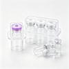 1/5/10Pcs Mini Transparent Peptide Storage Case Vial Stackable Refrigerator Storage Box 3Ml Vial Storage Case For Lab & Home Use