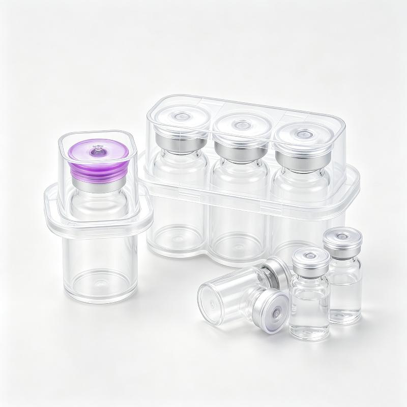 1/5/10Pcs Mini Transparent Peptide Storage Case Vial Stackable Refrigerator Storage Box 3Ml Vial Storage Case For Lab & Home Use