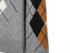 European Fashion Casual Knitwear with Vertical Rhombus Pattern