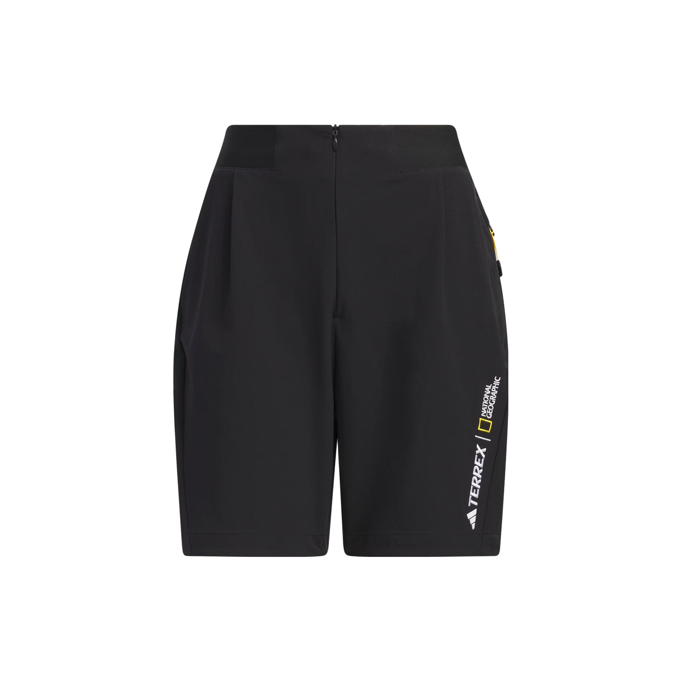 adidas Women s National Geographic Collaboration Training Shorts Black HY4696 M