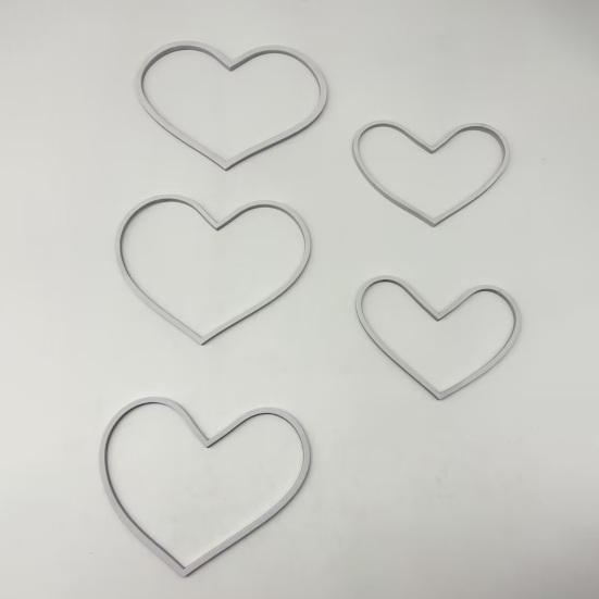 5Pcs Fish Feeding Rings Heart Shape Floating Plant Fence Aquarium Duckweed Protector Fish Tank Feeder Ring Betta Accessories