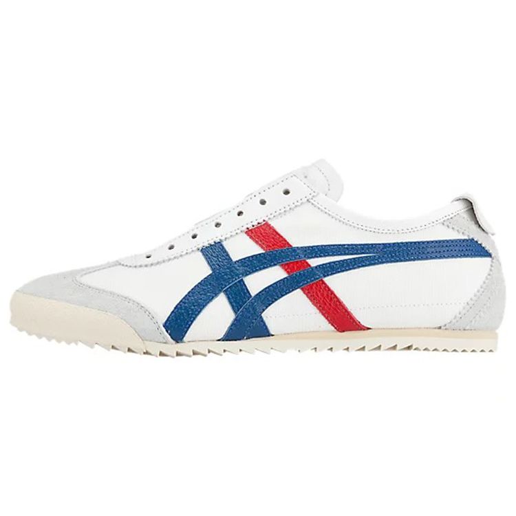 

ONITSUKA TIGER Mexico 66 Легкие Удобные Прочные Низкие Повседневные Кроссовки Унисекс Белый Красный Синий 1182A134-100 37