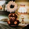 Yousheng Halloween Ghost Wreath 12 Little Light-up White Ghost Wreath Front Door Hanging Decoration for Holiday Indoor Outdoor Wall Decor