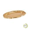 Plateaux - Ovale - Or - 58 X 30 Cm - Recyclable