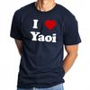 Funny I Love Yaoi Graphic T Shirts Unisex Women Cotton Humor Streetwear Tee Shirt Short Sleeve Unisex Loose Unisex Clothing OT